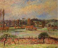 Pissarro, Camille - Flood, Morning Effect, Eragny